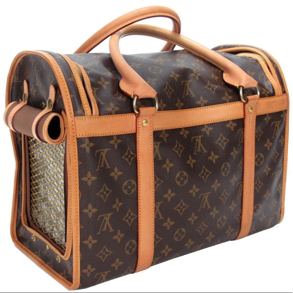 Authentic Louis Vuitton Dog Carrier